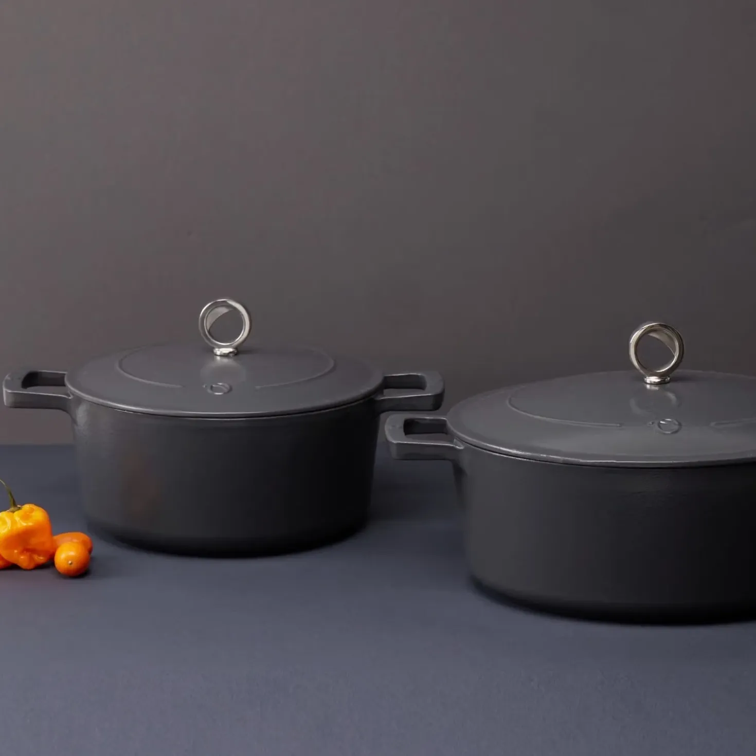 Olavson Gietijzeren Braadpan Grijs 24 cm