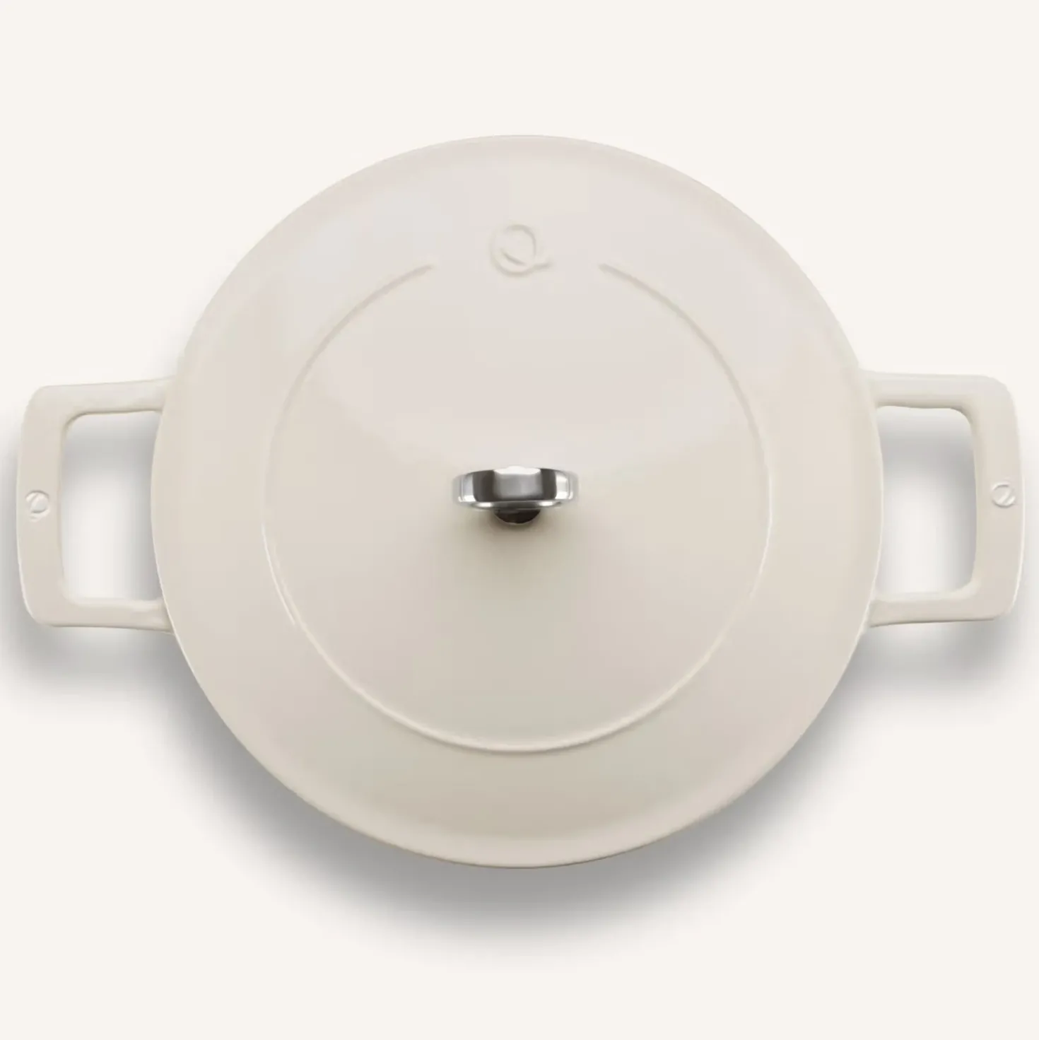 Olavson Gietijzeren Braadpan Creme 24 cm