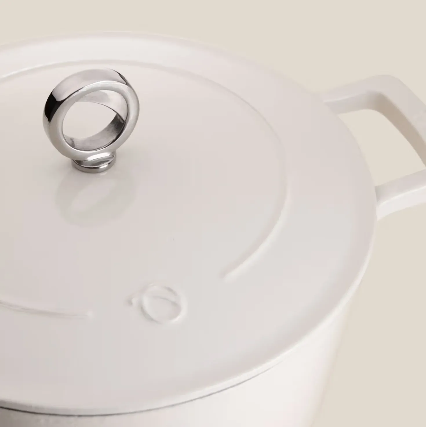 Olavson Gietijzeren Braadpan Creme 24 cm