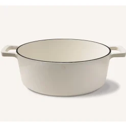 Olavson Gietijzeren Ovale Braadpan Creme 31 cm