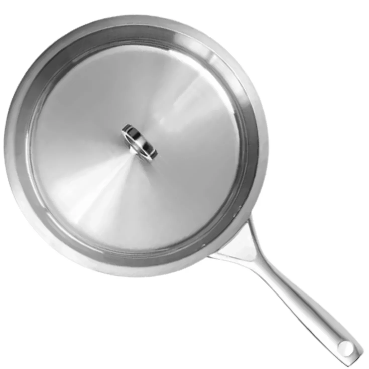 Olavson Koekenpan Ongecoat Met Deksel 28 cm
