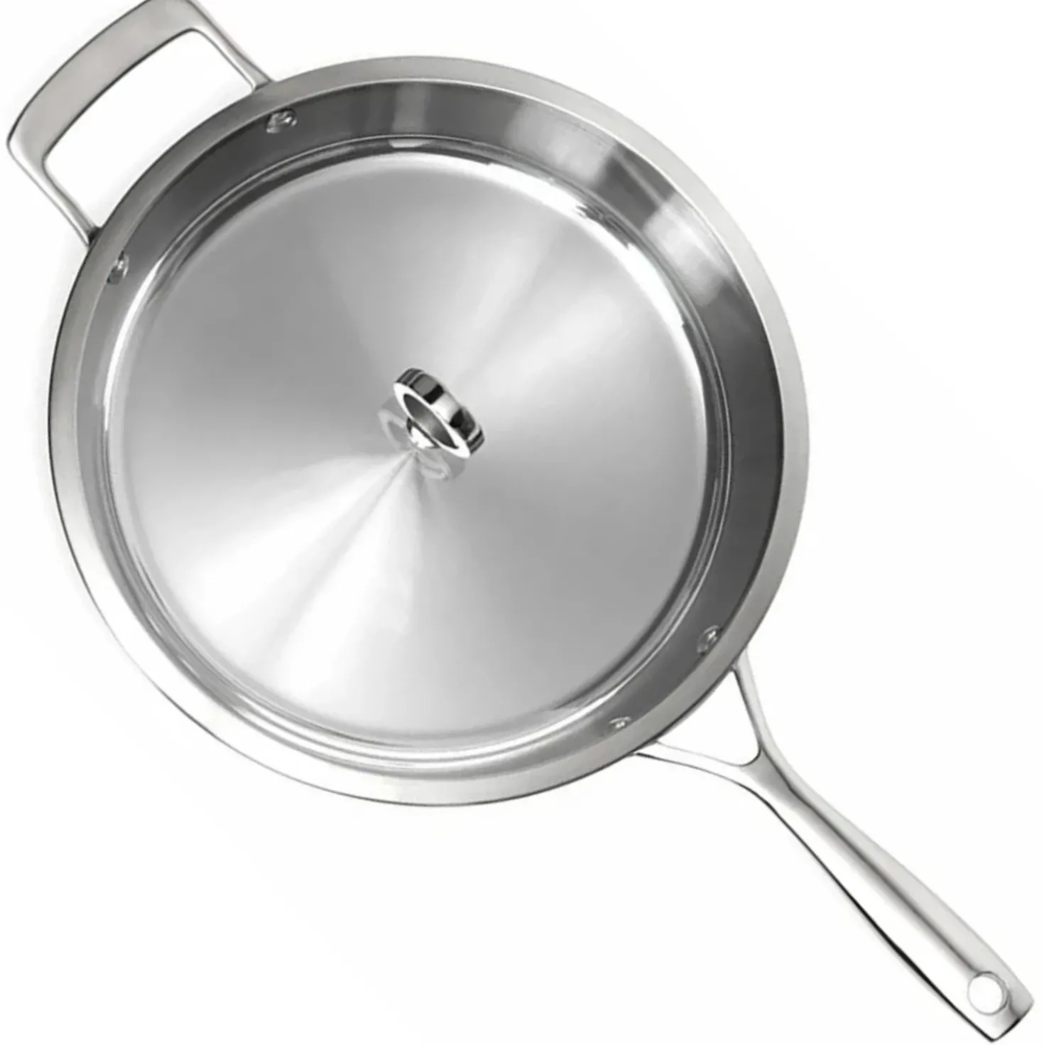 Olavson Koekenpan Ongecoat Met Deksel 20 cm