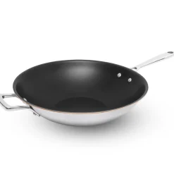 Olavson Wok Met Koperen Kern Coated 30 cm