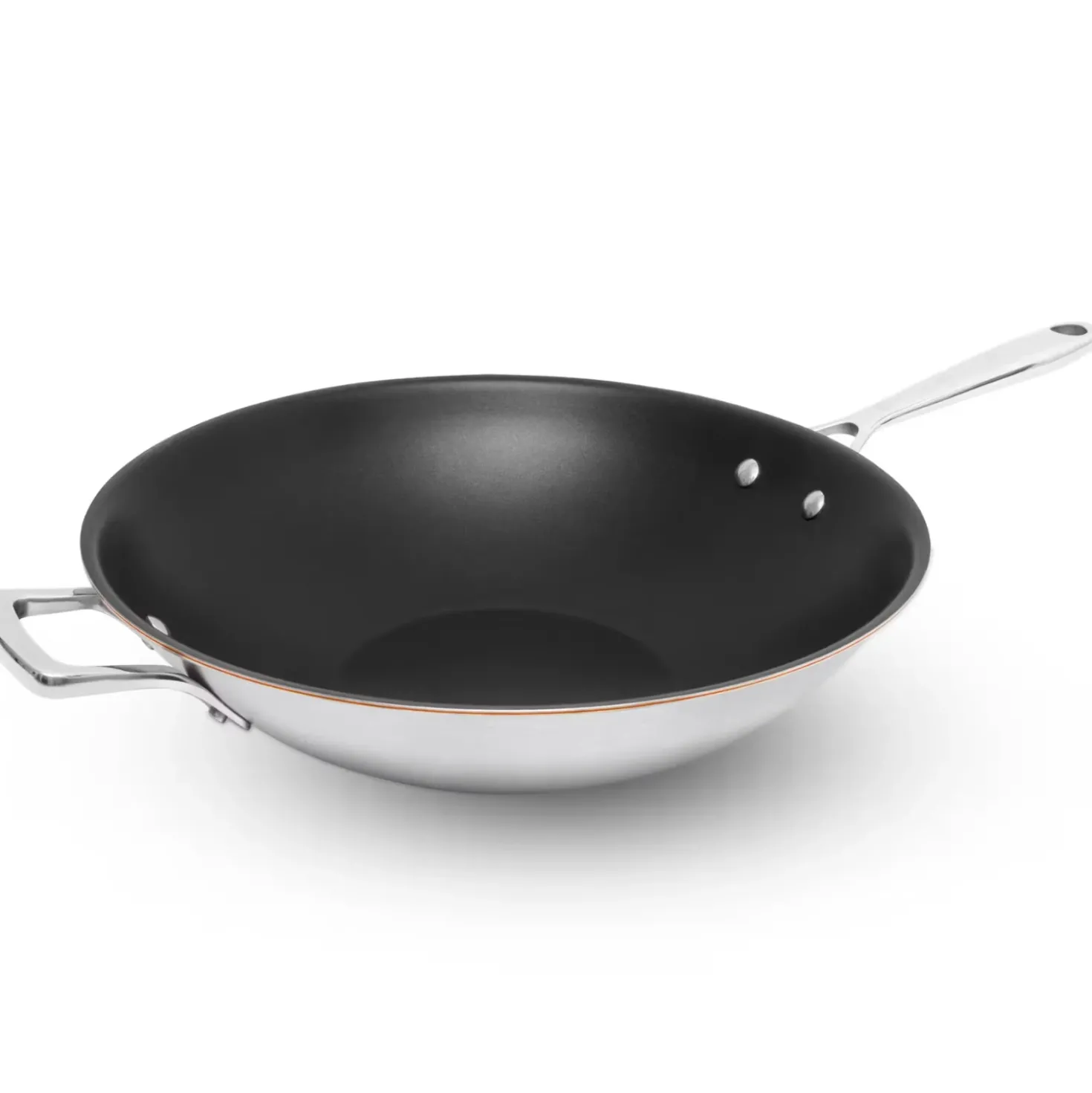 Olavson Wok Met Koperen Kern Coated 30 cm