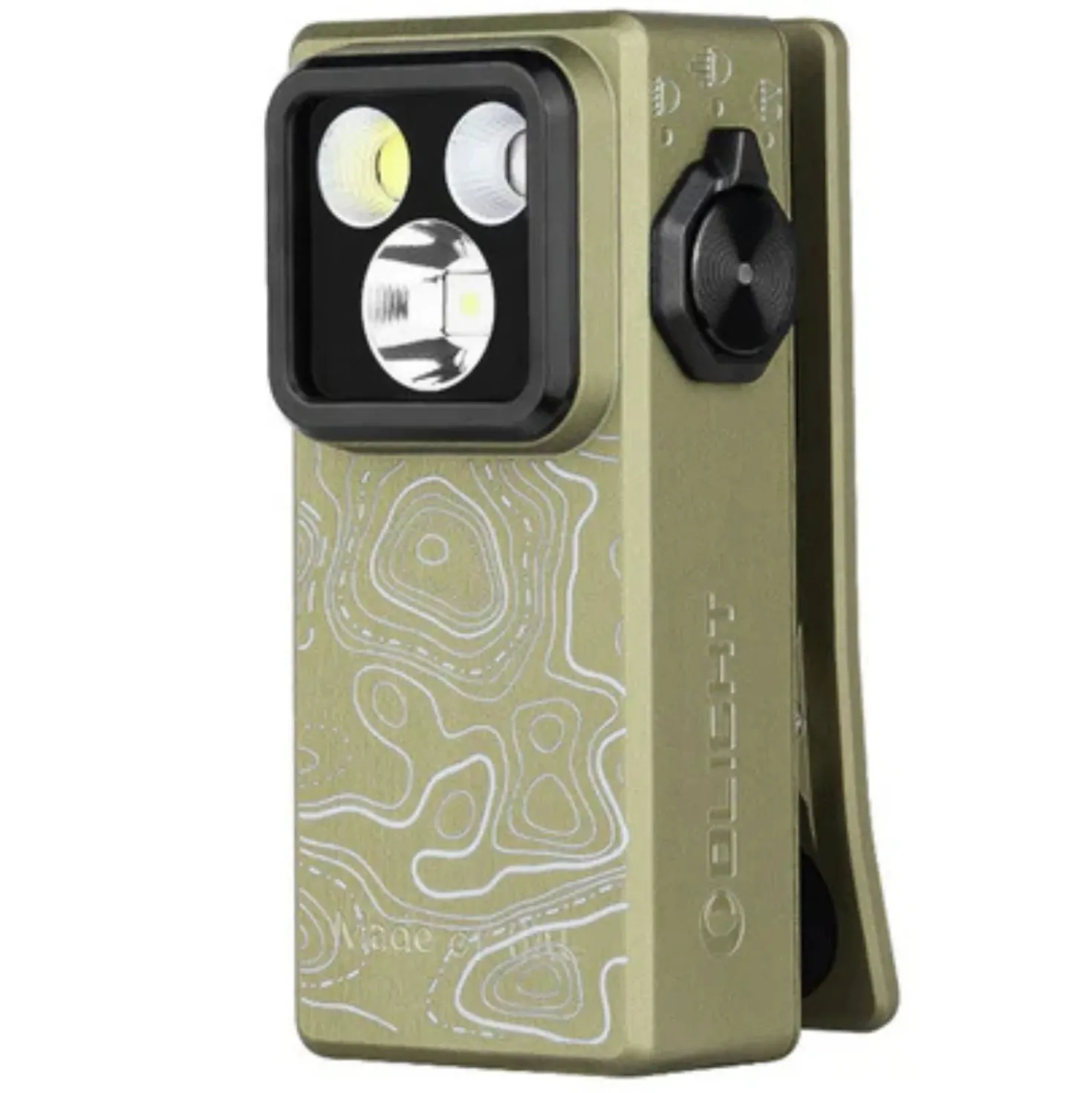 Olight Oclip Ultra Topo Olive