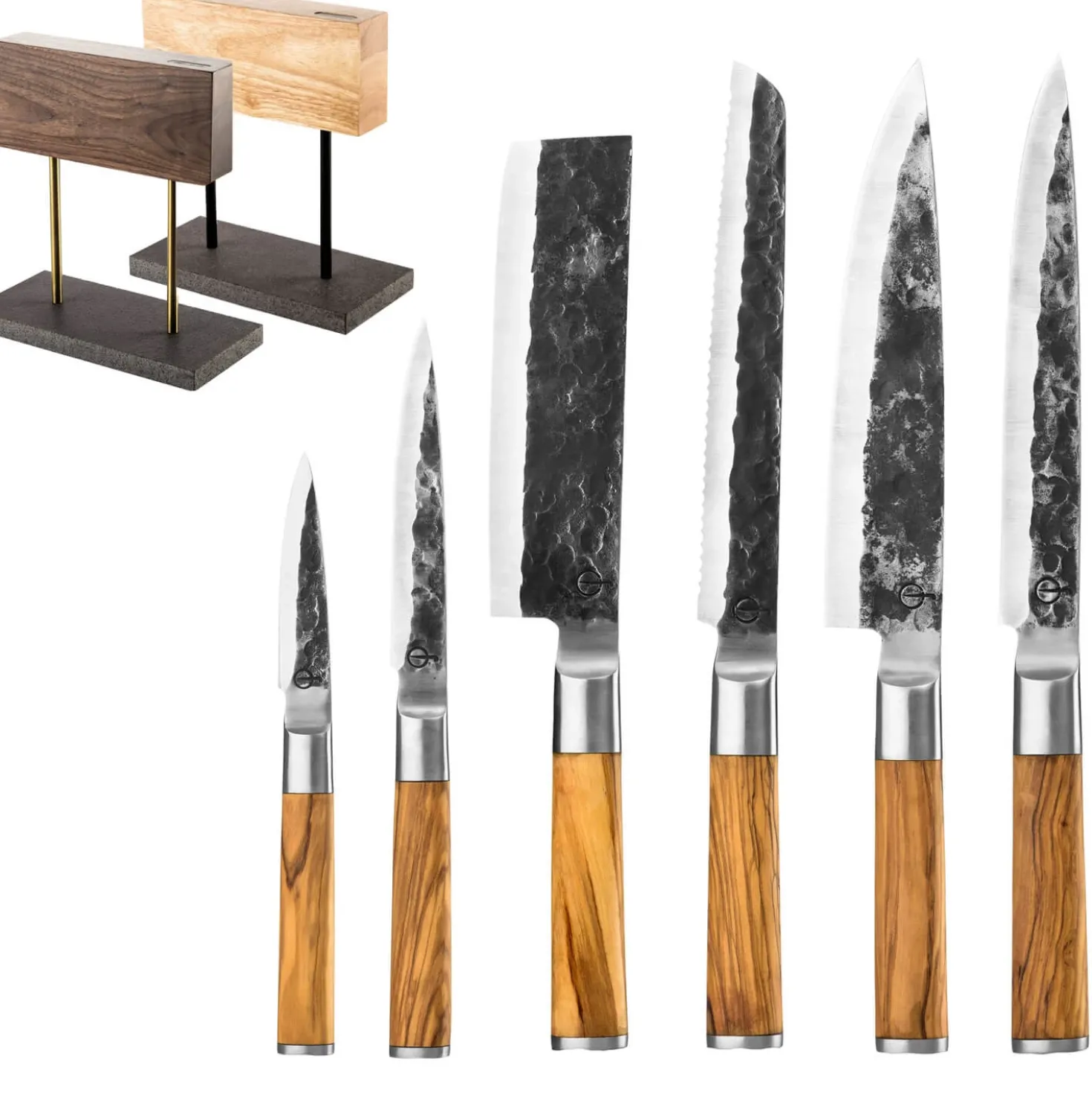 Olive Forged Messenset 6 delig + Messenblok