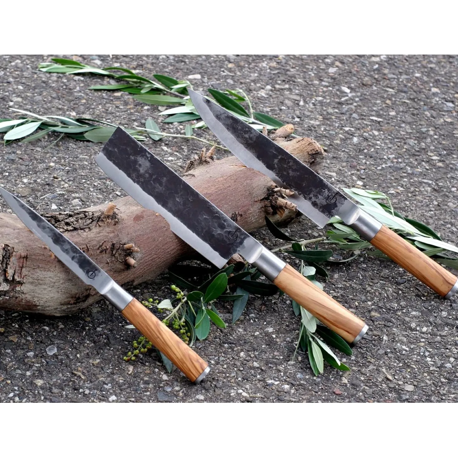 Olive Forged Messenset 6 delig + Messenblok