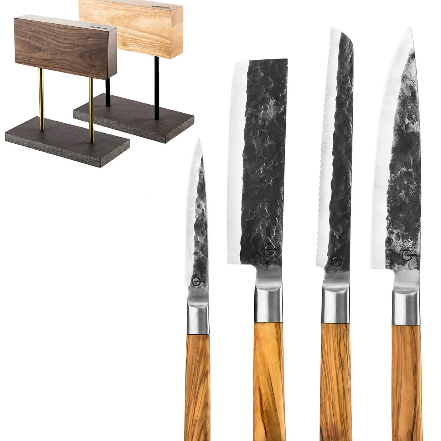 Olive Forged Messenset 4 delig + Messenblok