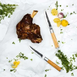 Olive Forged Steakmessenset 4-delig