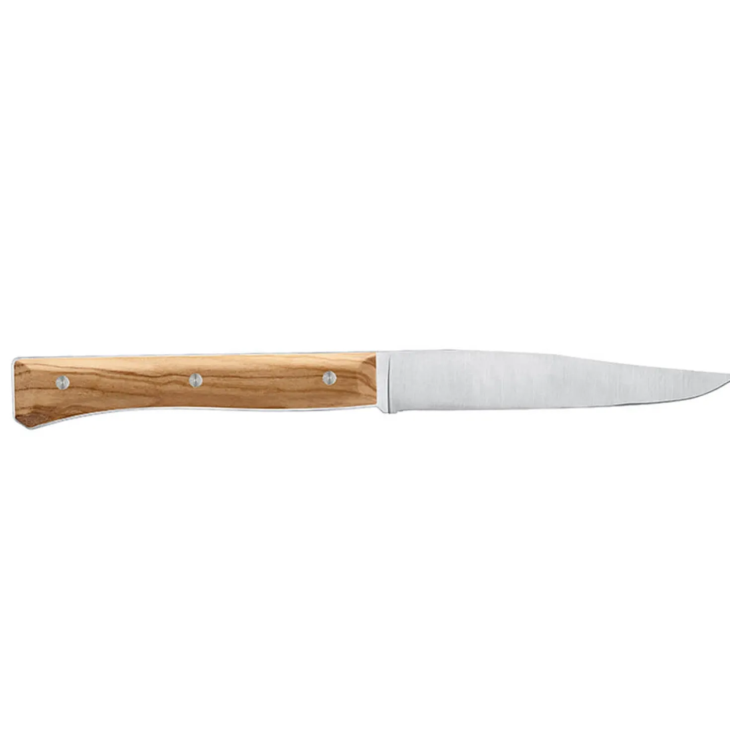 Opinel Facette Steakmessen Olijfhout (4 stuks)