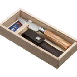 Opinel Zakmes met Olijfhout no. 8 Giftbox