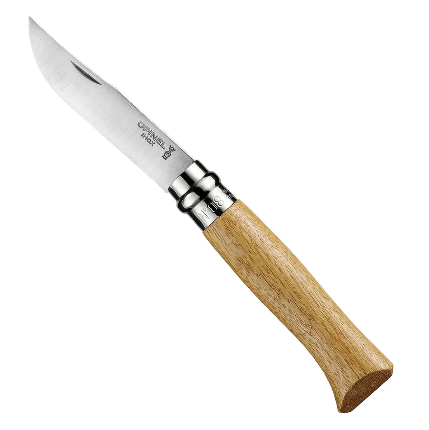 Opinel Zakmes no. 8 Eikenhout Roestvrij