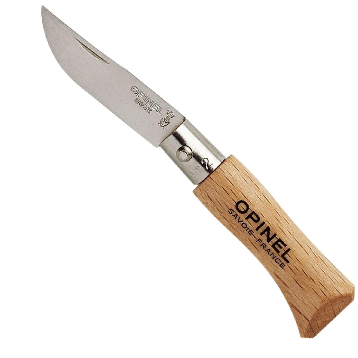 Opinel Zakmes no. 2 Roestvrij