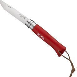 Opinel Zakmes no. 8 Roestvrij Rood