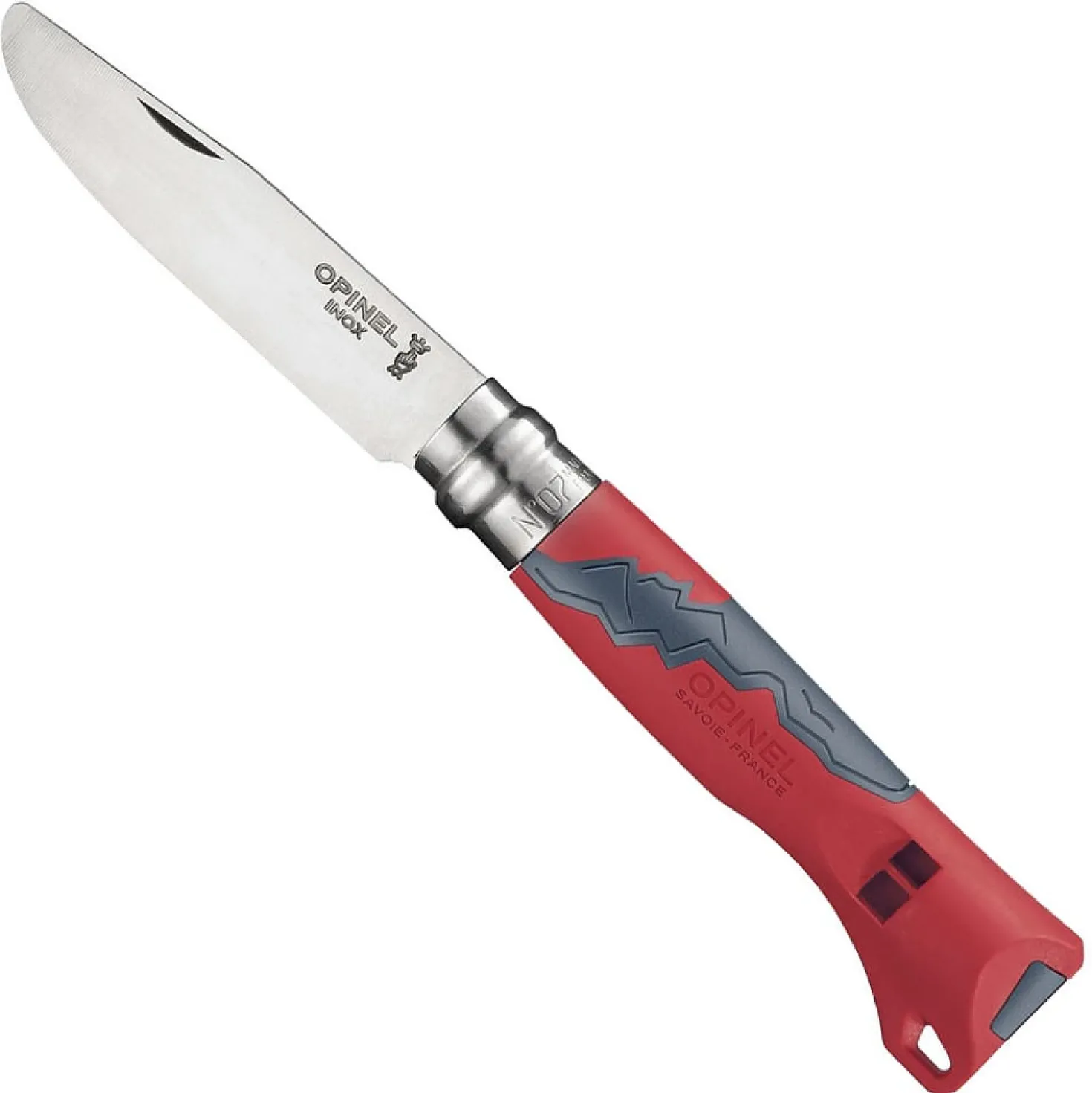 Opinel Zakmes Outdoor Junior no. 7 Rood