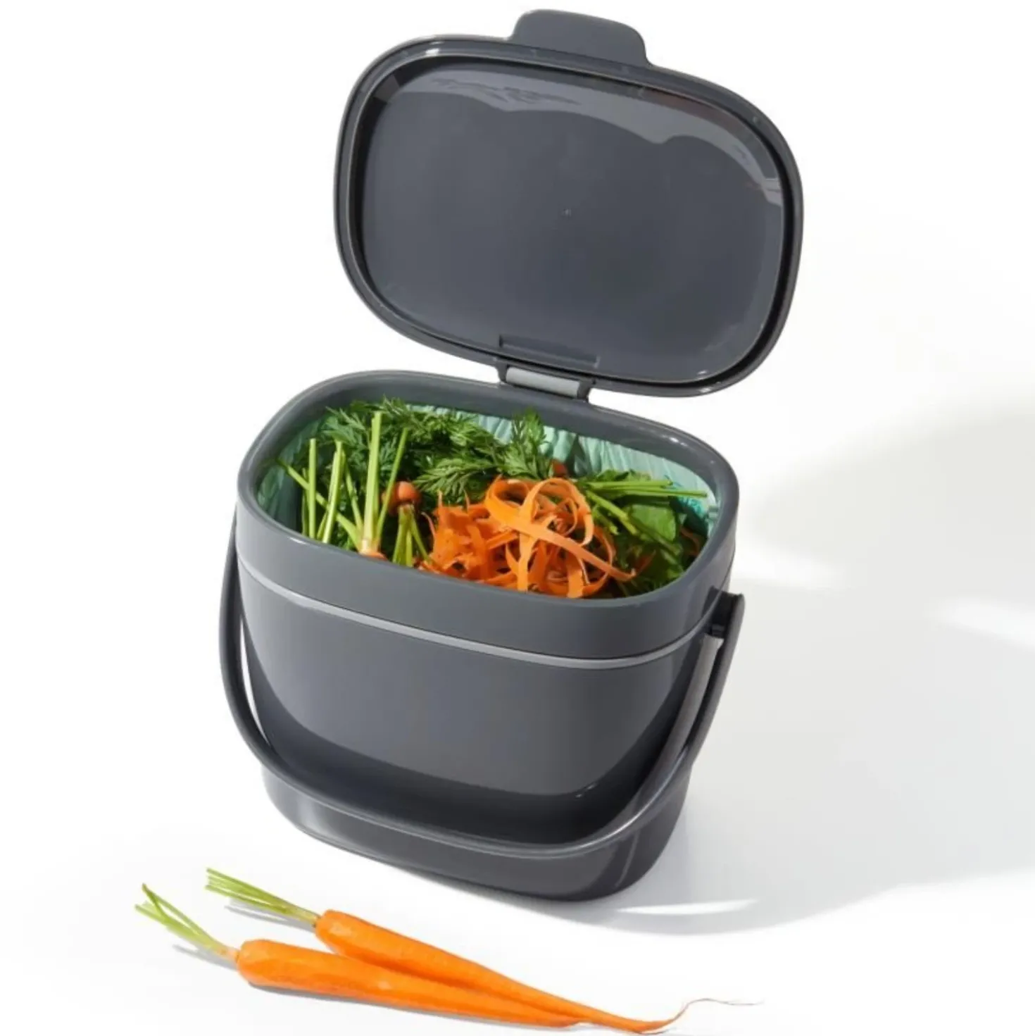 Oxo Afvalbakje Antraciet 6.5 Liter