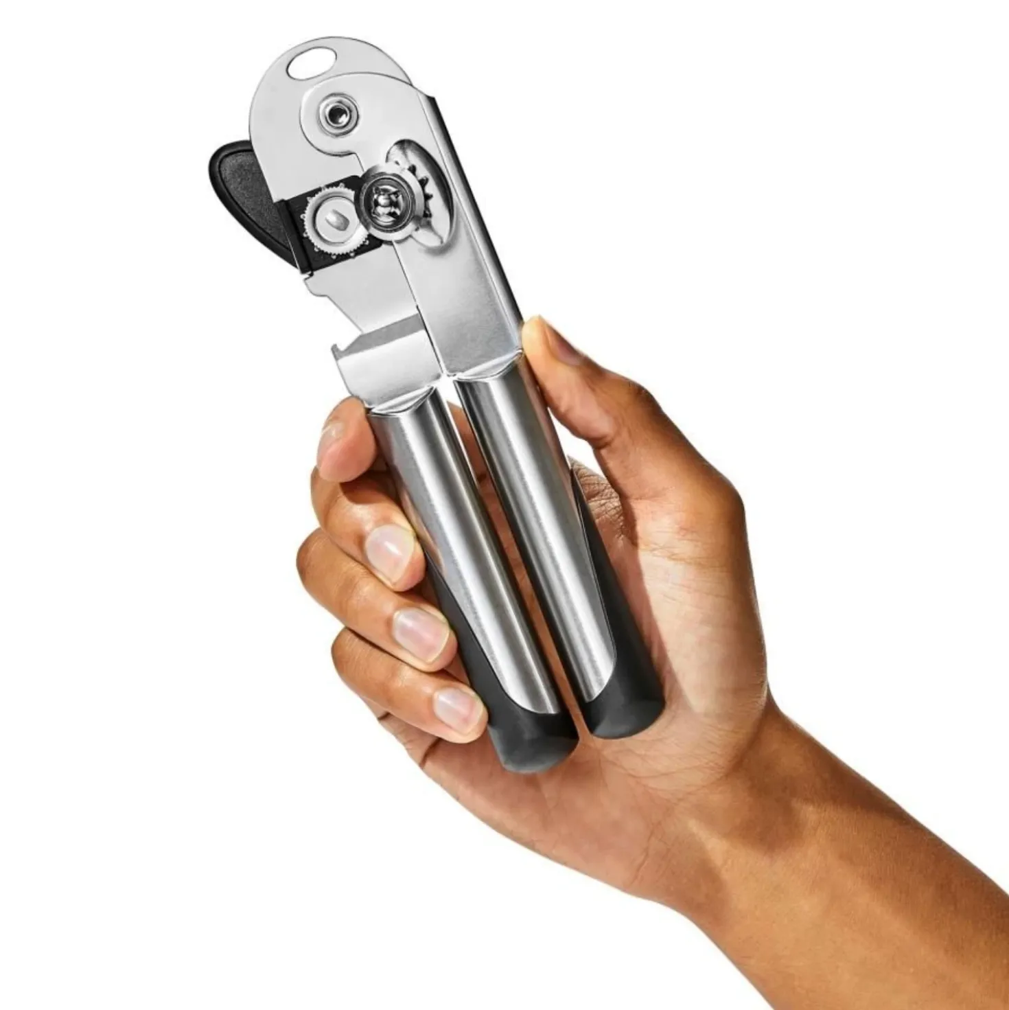 OXO Blikopener Steel Met Grote Knop