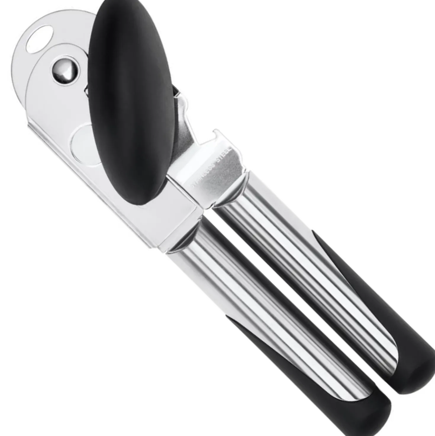 OXO Blikopener Steel Met Grote Knop