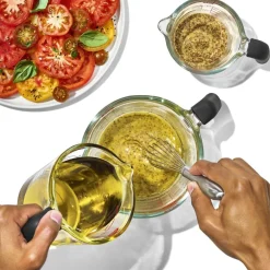 Oxo Maatbeker Met Deksel Glas 500 ml