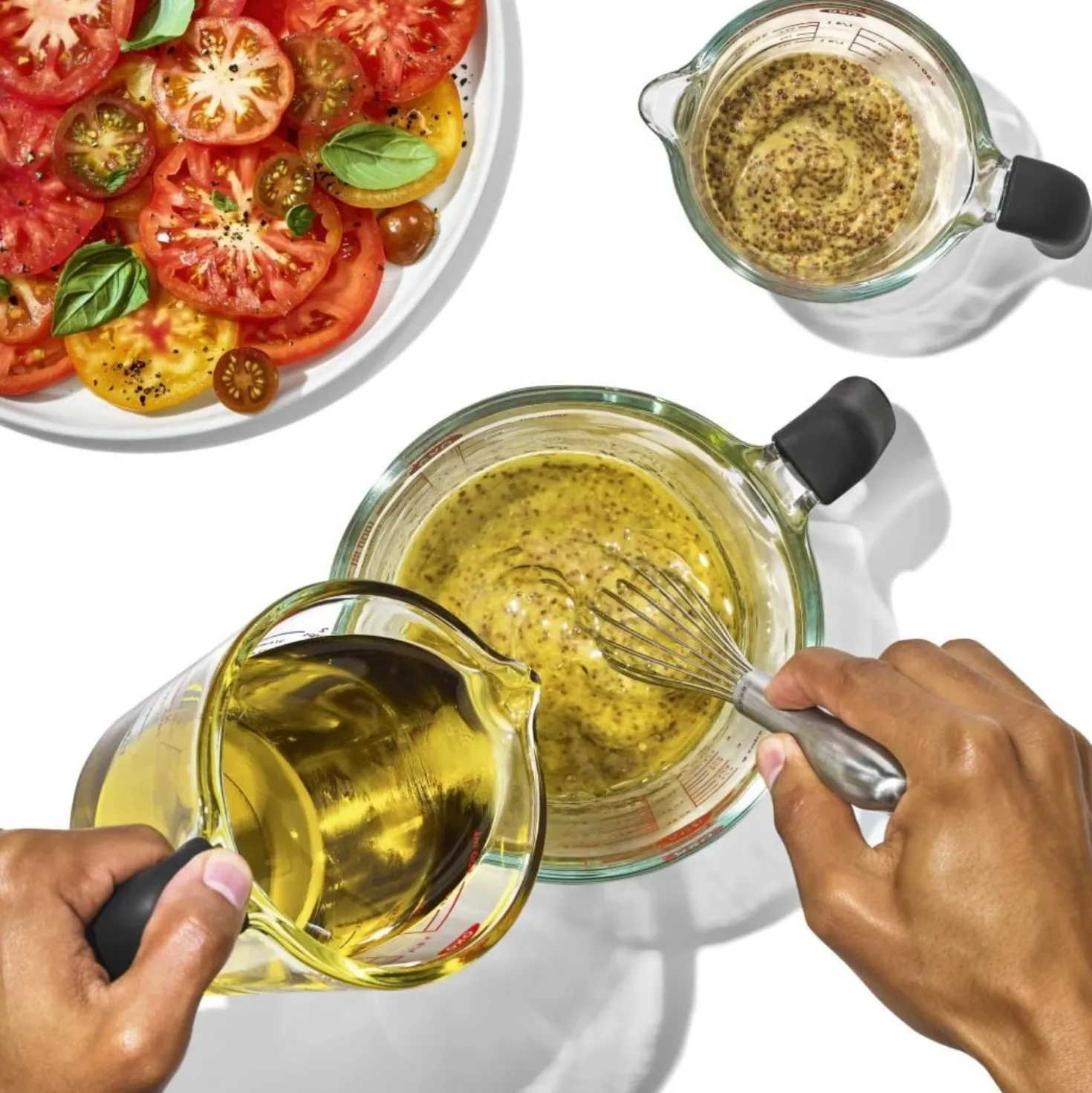 Oxo Maatbeker Met Deksel Glas 500 ml