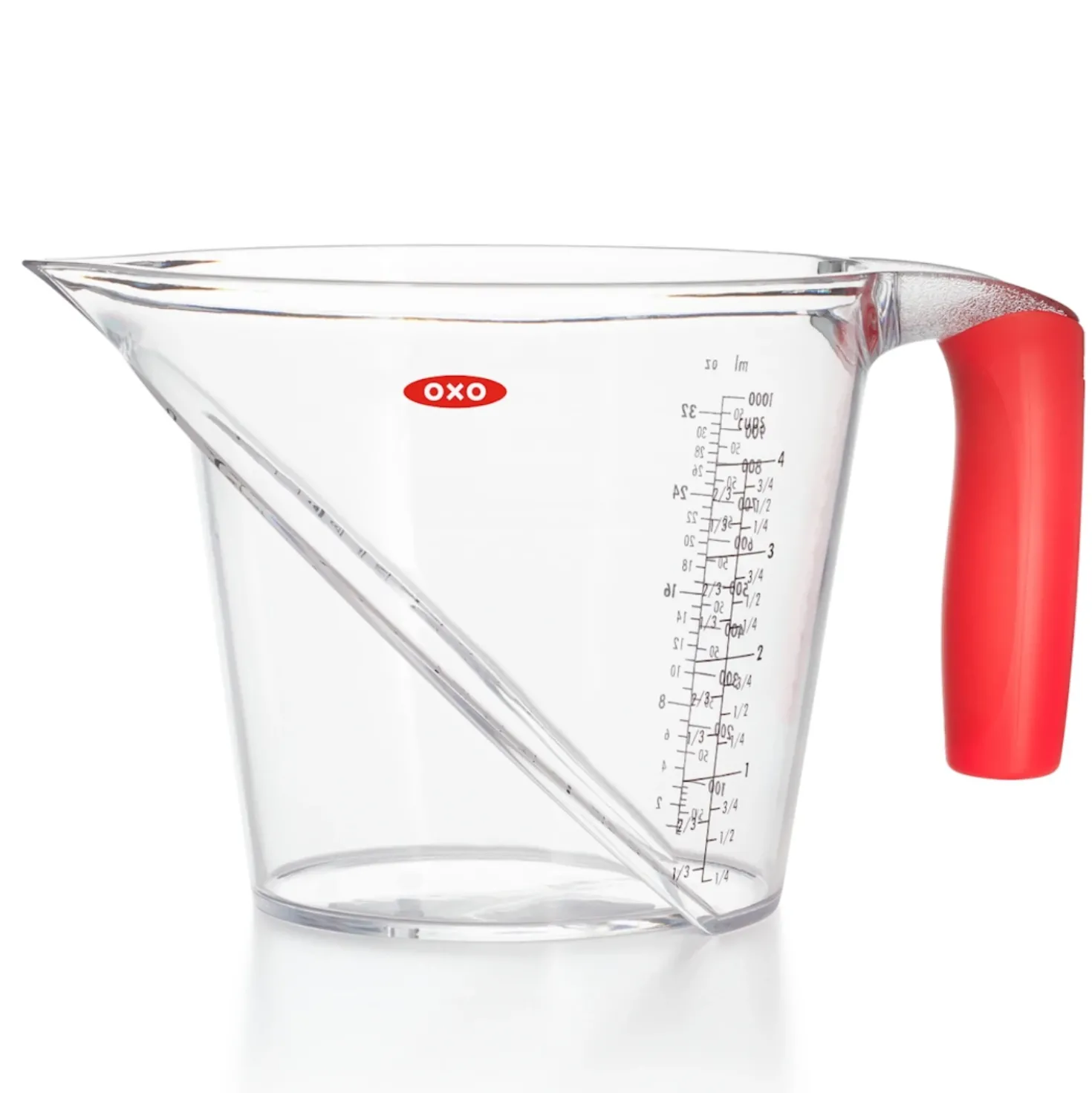 Oxo Maatbeker Rood 1 Liter