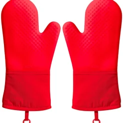 Oxo Siliconen Ovenwanten Rood (2 stuks)