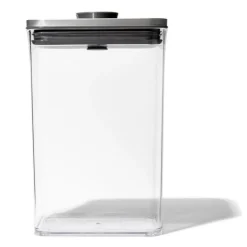 Oxo Voorraadbus Pop SteeL Container Rechthoek 2.6 Liter