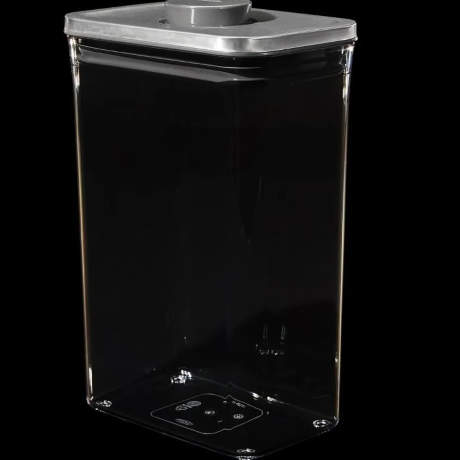Oxo Voorraadbus Pop SteeL Container Rechthoek 2.6 Liter