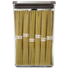 Oxo Voorraadbus Pop SteeL Container Rechthoek 2.6 Liter