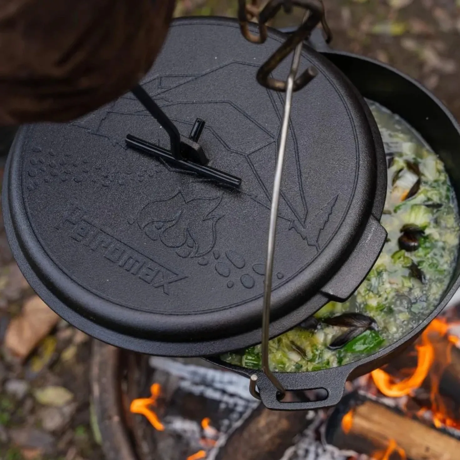 Petromax Dutch Oven FT6-T Essential 5,5 liter + Petromax Onderhoudswax