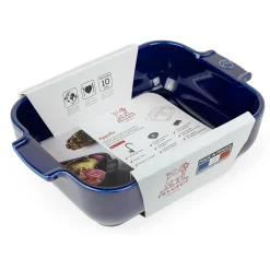 Peugeot Appolia Ovenschaal Rechthoek 25 cm Blauw
