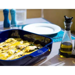 Peugeot Appolia Ovenschaal Rechthoek 25 cm Blauw