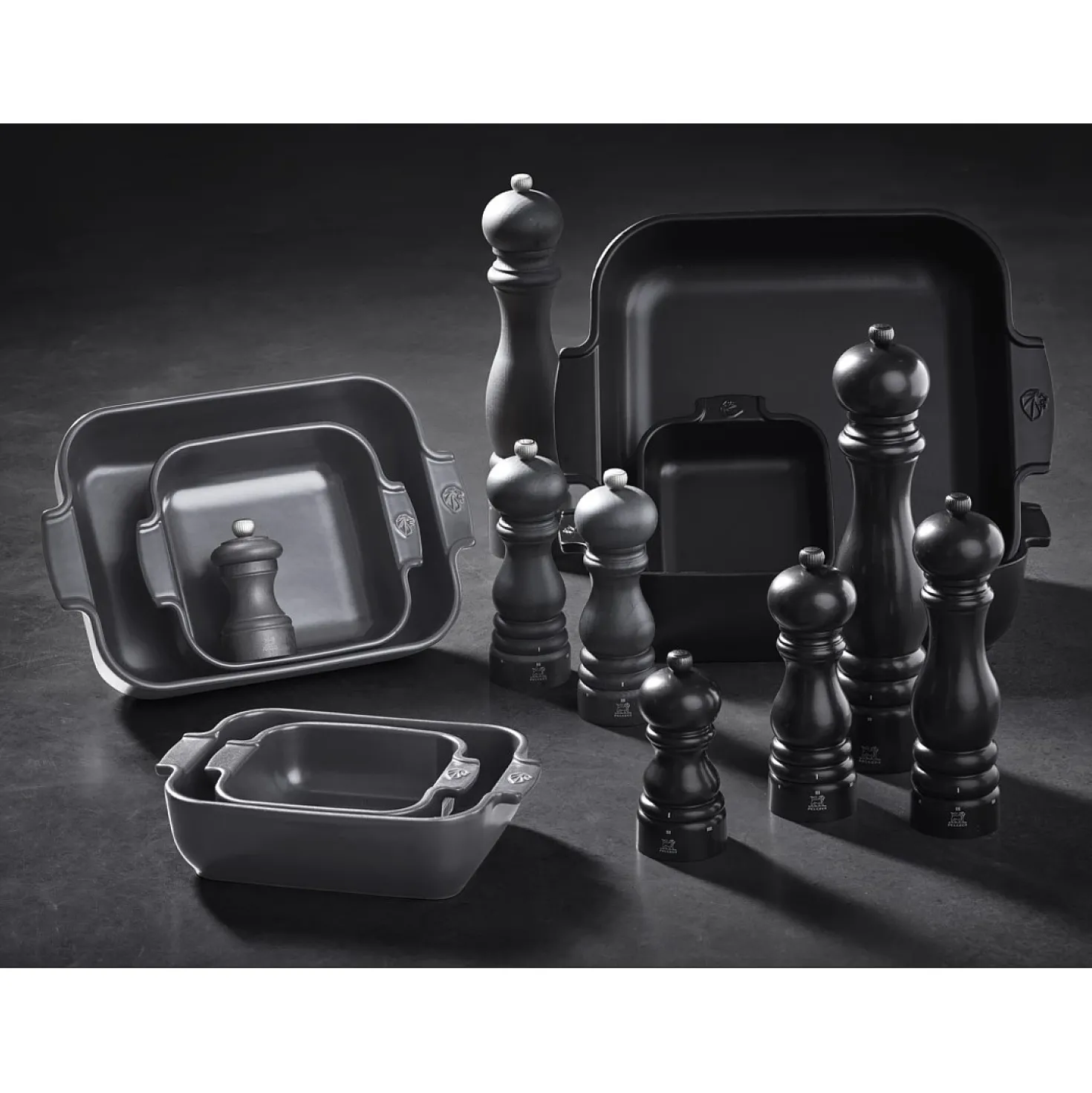 Peugeot Appolia Ovenschaal Rechthoek 32 cm Zwart