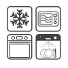 Peugeot Appolia Ovenschaal Rechthoek 25 cm Saliegroen