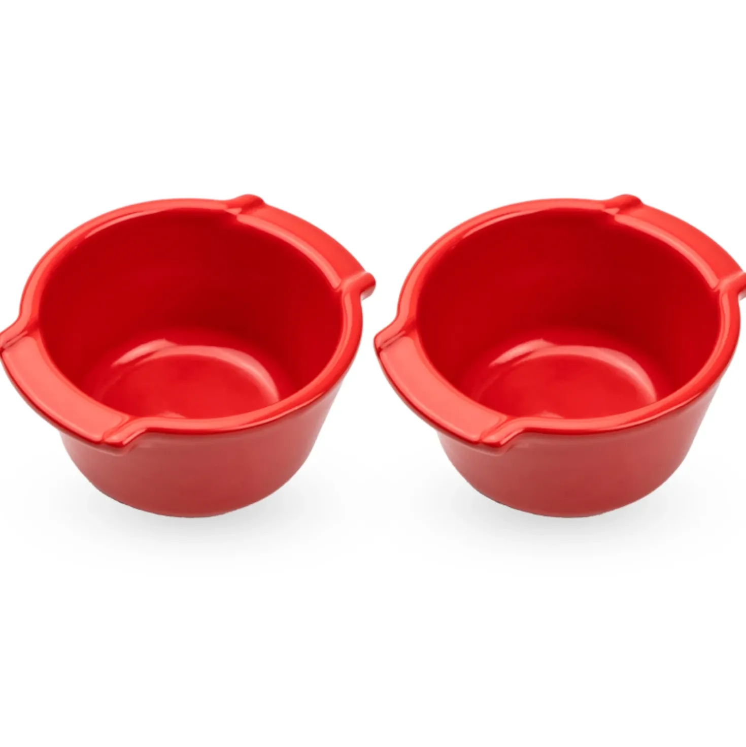 Peugeot Appolia Ovenschaaltjes Rood 11 cm (2 Stuks)