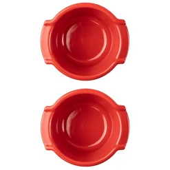 Peugeot Appolia Ovenschaaltjes Rood 11 cm (2 Stuks)