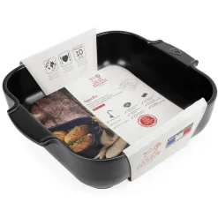 Peugeot Appolia Ovenschaal Vierkant 28 cm Zwart