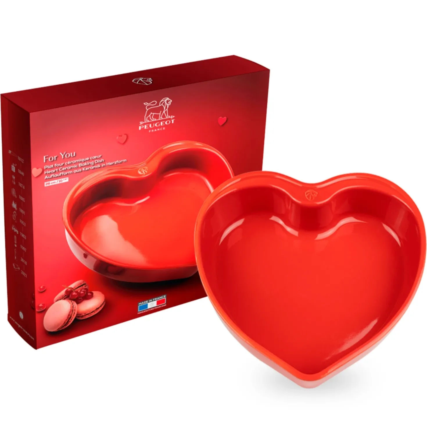 Peugeot For You Hartvormige Ovenschaal 26 cm