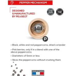 Peugeot Pepermolen Boreal Rock Gray 12 cm