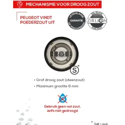 Peugeot Zoutmolen ParisRama Bosgroen U-select 18 cm