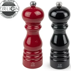 Peugeot Zout & Pepermolen ParisRama Pasierood/Laque Zwart 18 cm