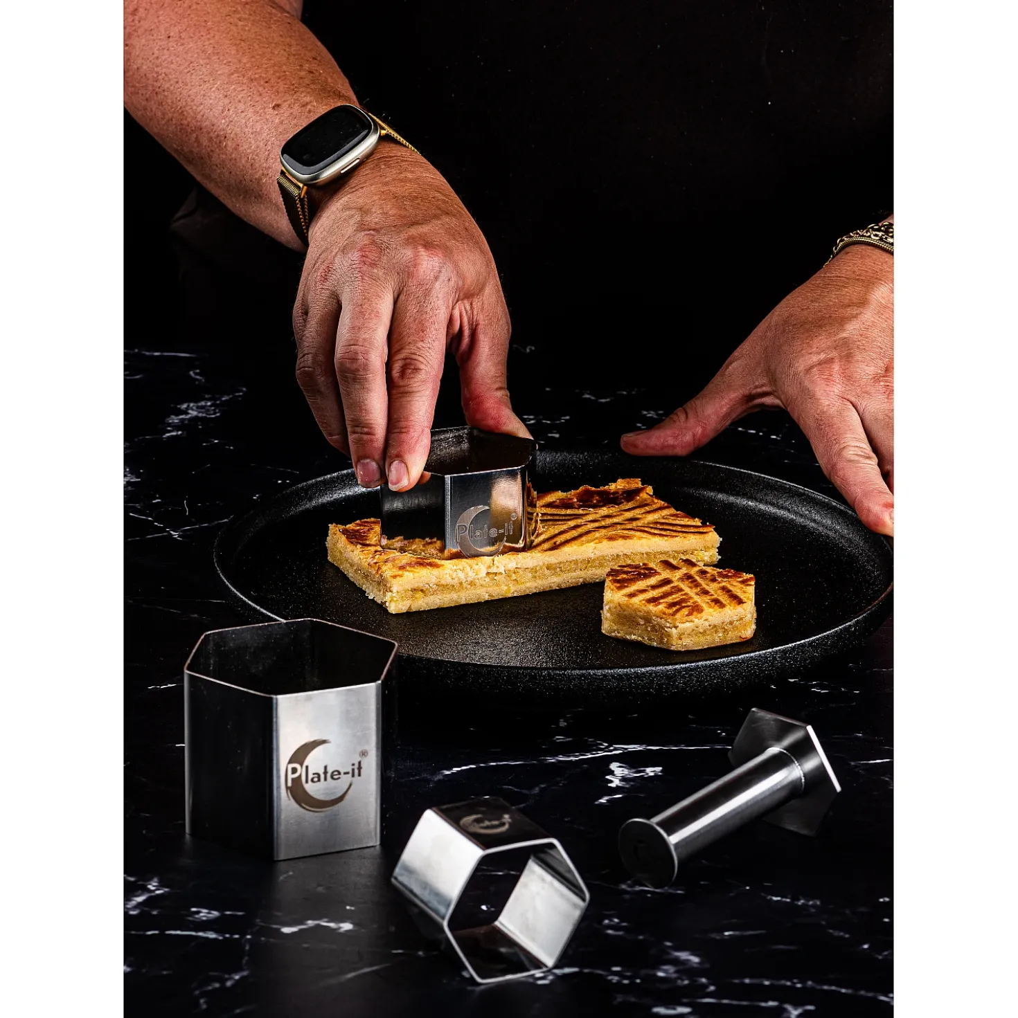 Plate-it Garneer Hexagon 4-Delige Set