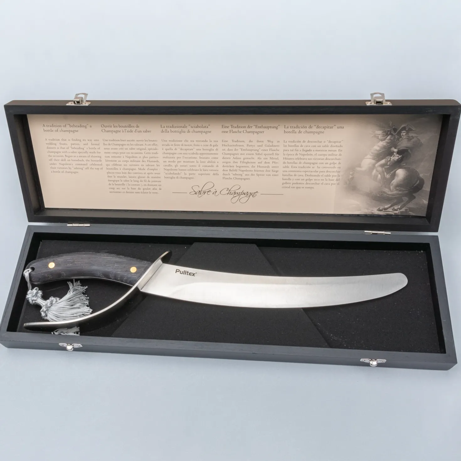 Pulltex Champagnesabel Deluxe Zwart