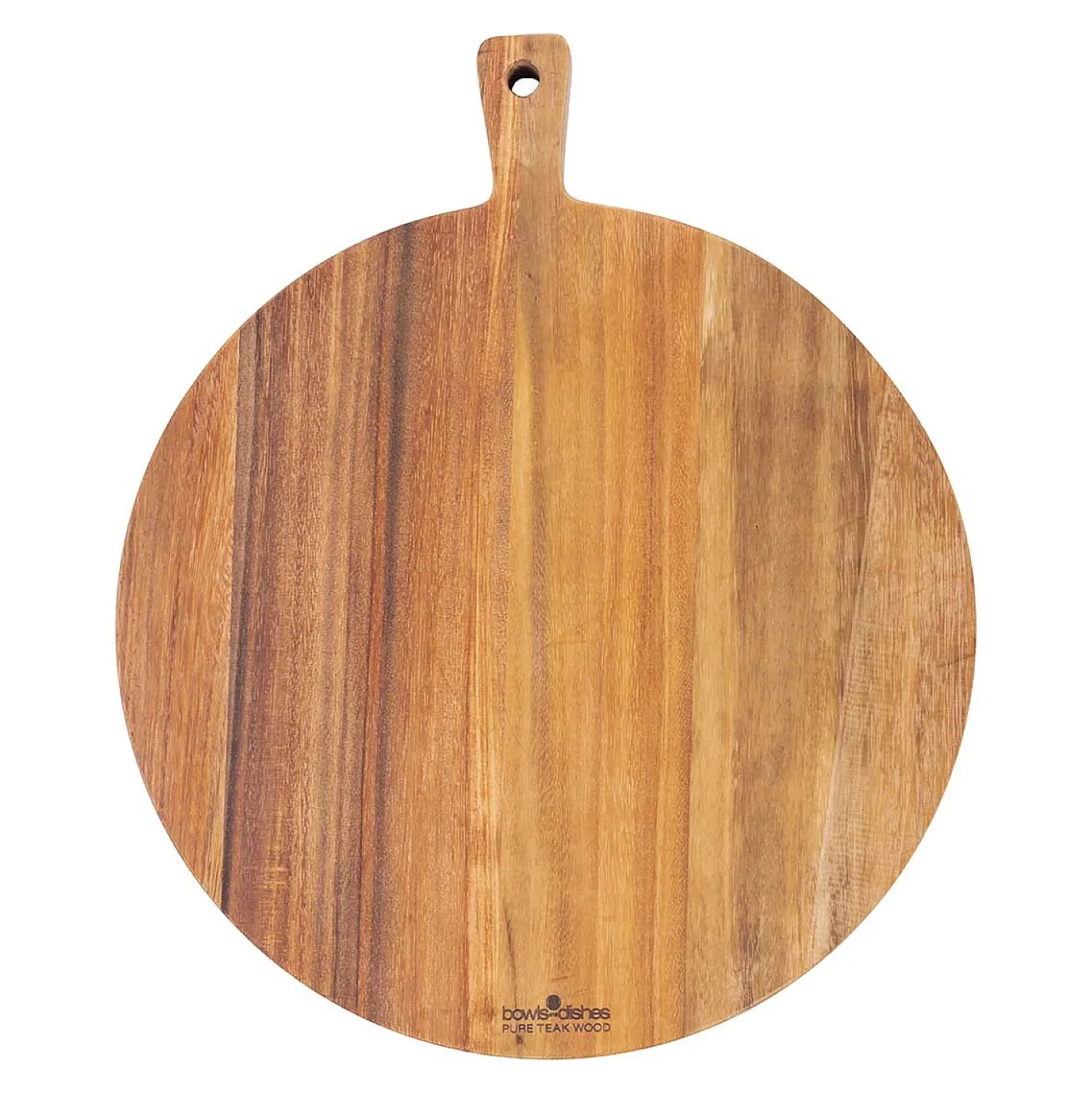 Puur Hout Ronde Serveerplank Teakhout 30 cm