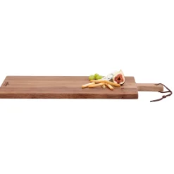 Puur Hout Serveerplank Teakhout met Handvat (59 x 20 cm)