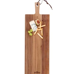 Puur Hout Serveerplank Teakhout met Handvat (59 x 20 cm)