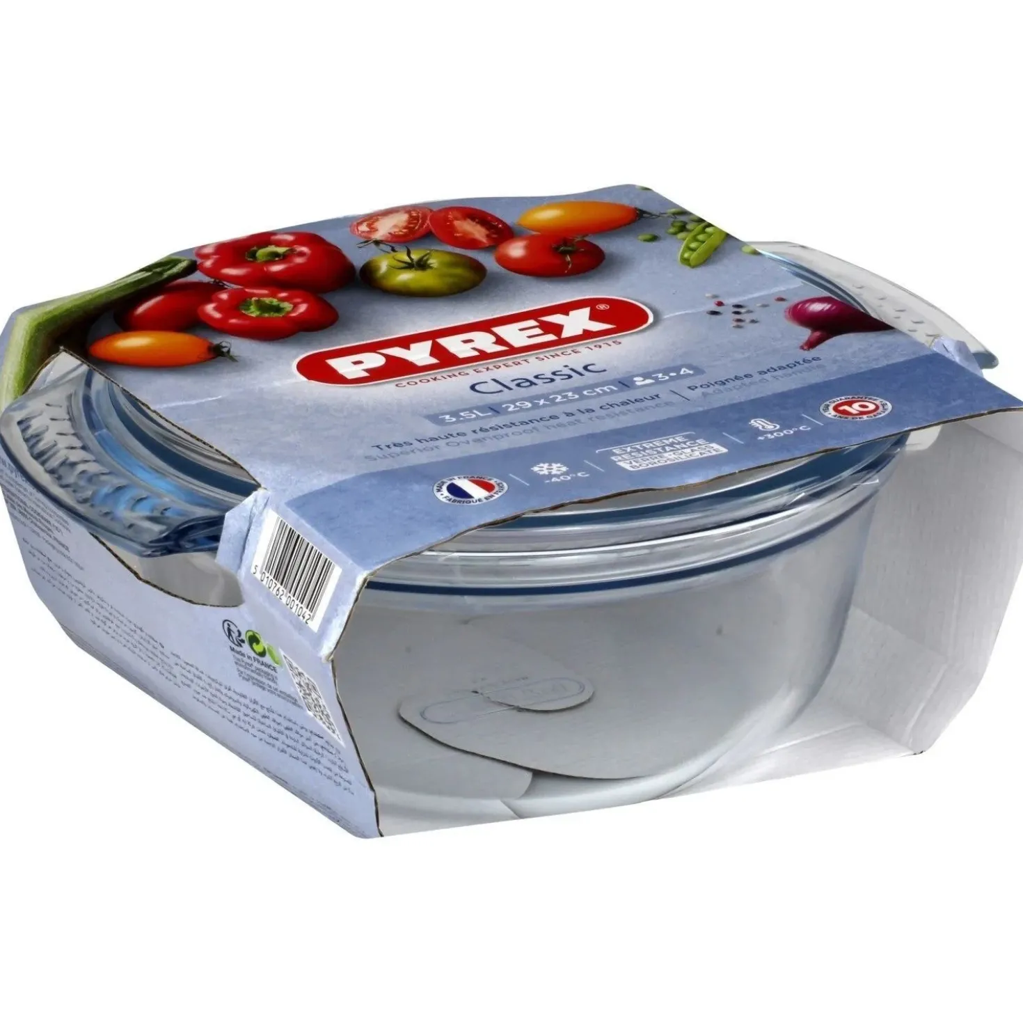 Pyrex Classic Ronde Ovenschaal Met Deksel