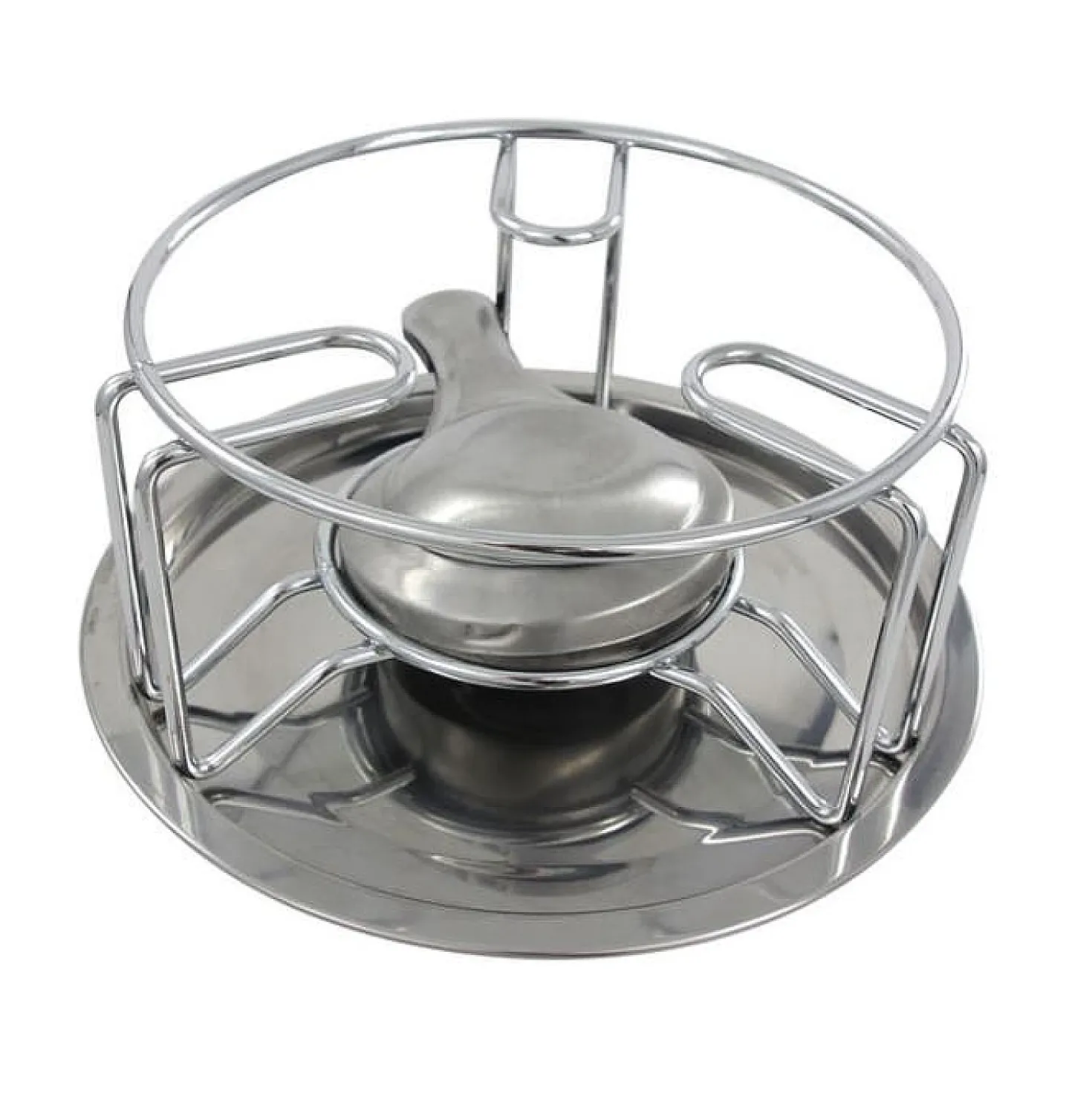 RVS Fondue Onderstel