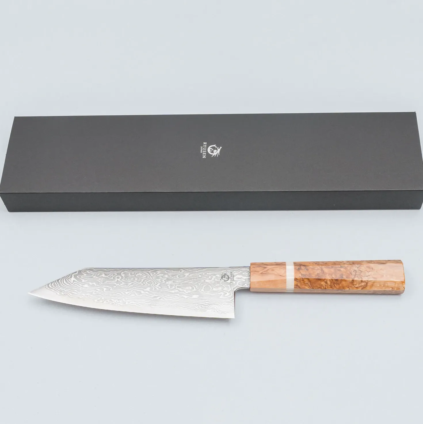 Ryusen Fukakuryu Birch Santoku 17 cm