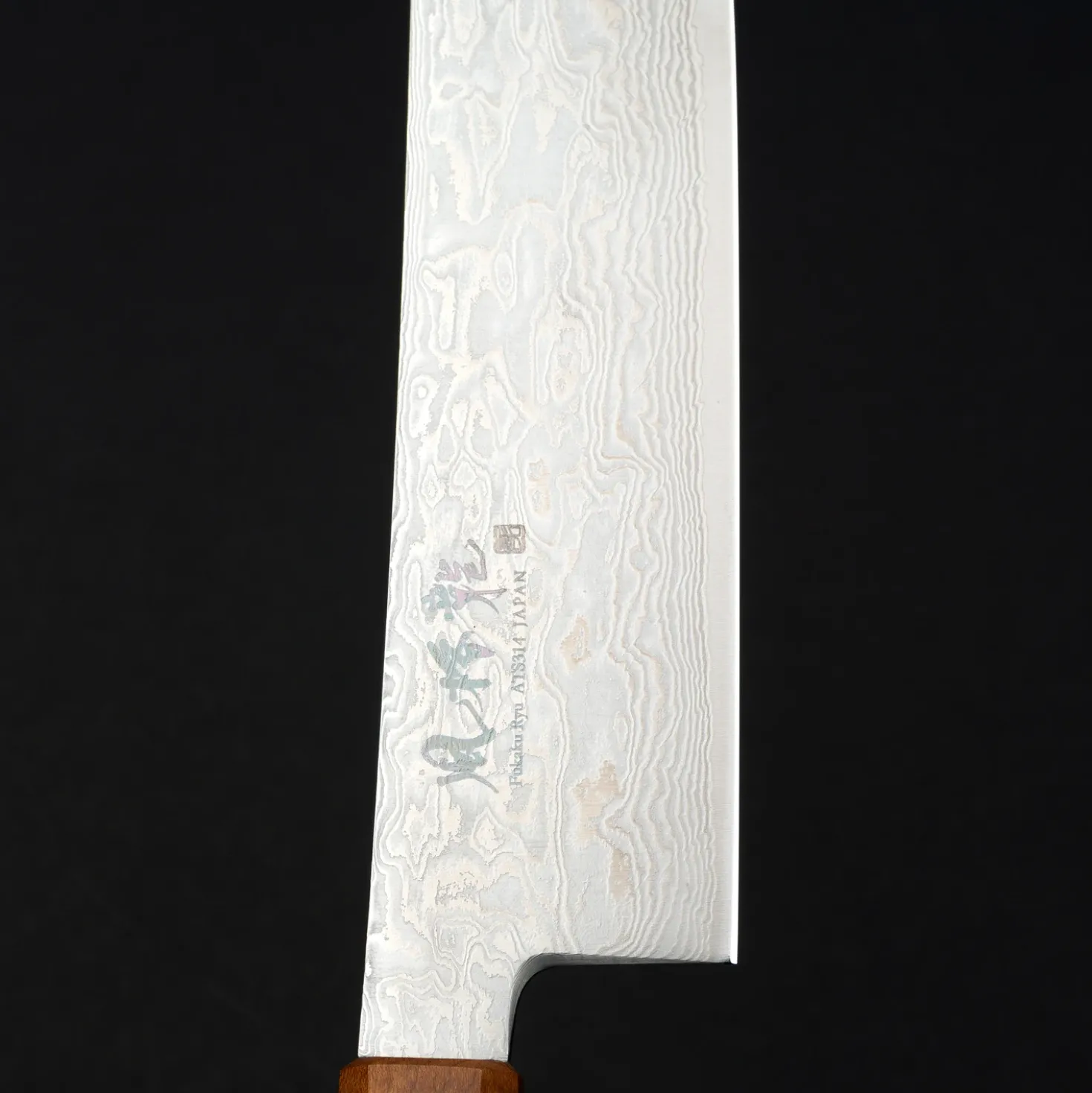 Ryusen Fukakuryu Maple WA Nakiri 17 cm